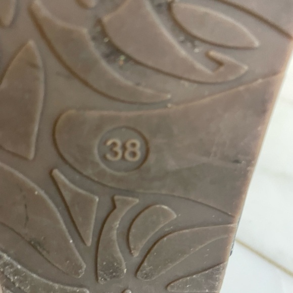 L’Artiste Springstep Lomo Navy, euro 38 or US 7-7.5, multicolor leather sandals - Picture 7 of 11